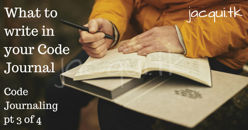 writing in a notebook